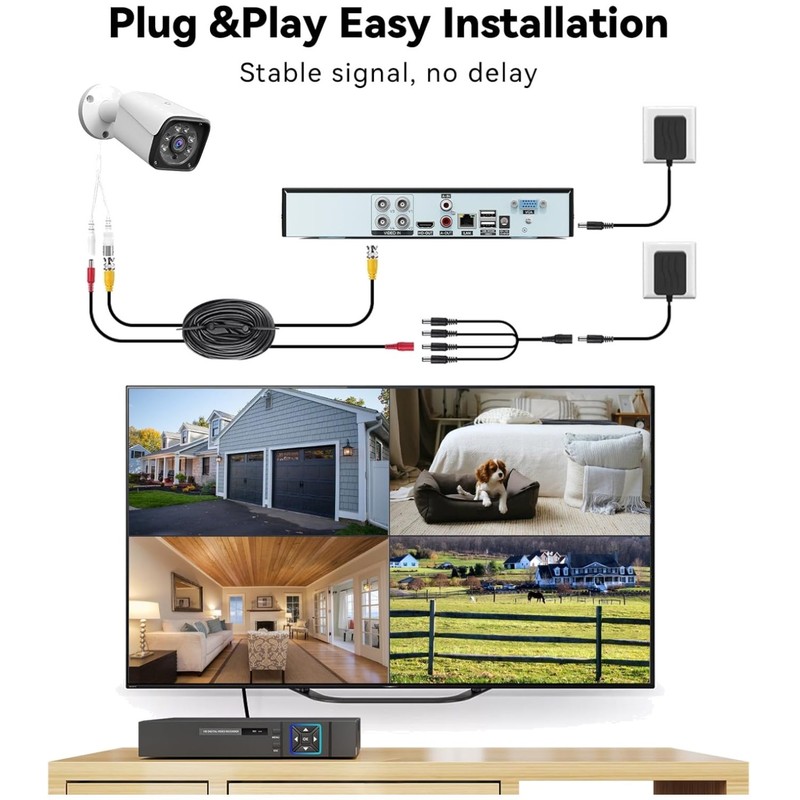 5MP DVR Camera Bundle with Smart Motion Detection