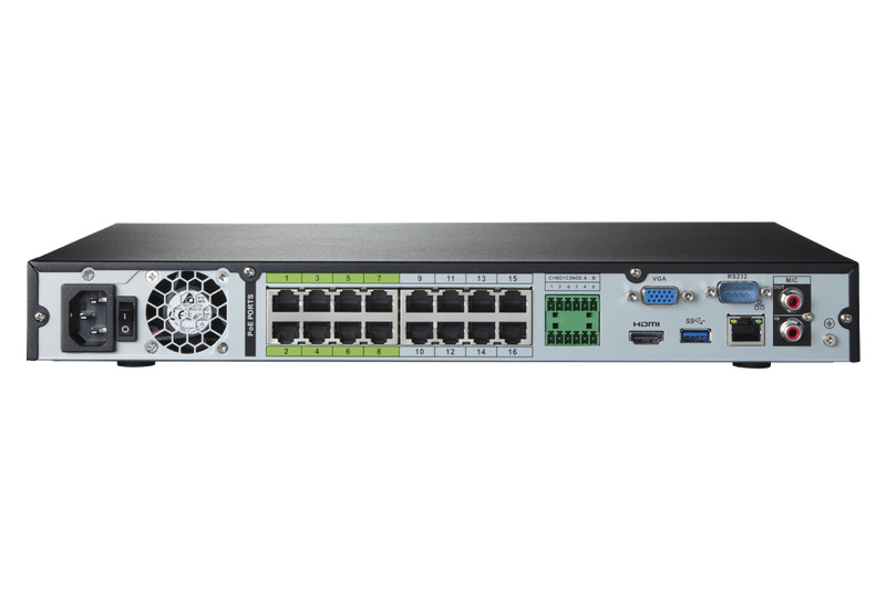 Lorex N881A64B 4K Ultra HD16 Channel NVR with 4TB HDD Newwork Video Recorder gallery