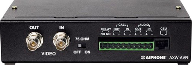Aiphone AXW-AVR Audio/ Video Transmitter for AX Series Integrated Audio&Video