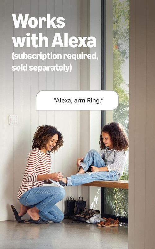 Alarm 8-Piece Kit (Newest Model), Home or Business Security System with Optional gallery