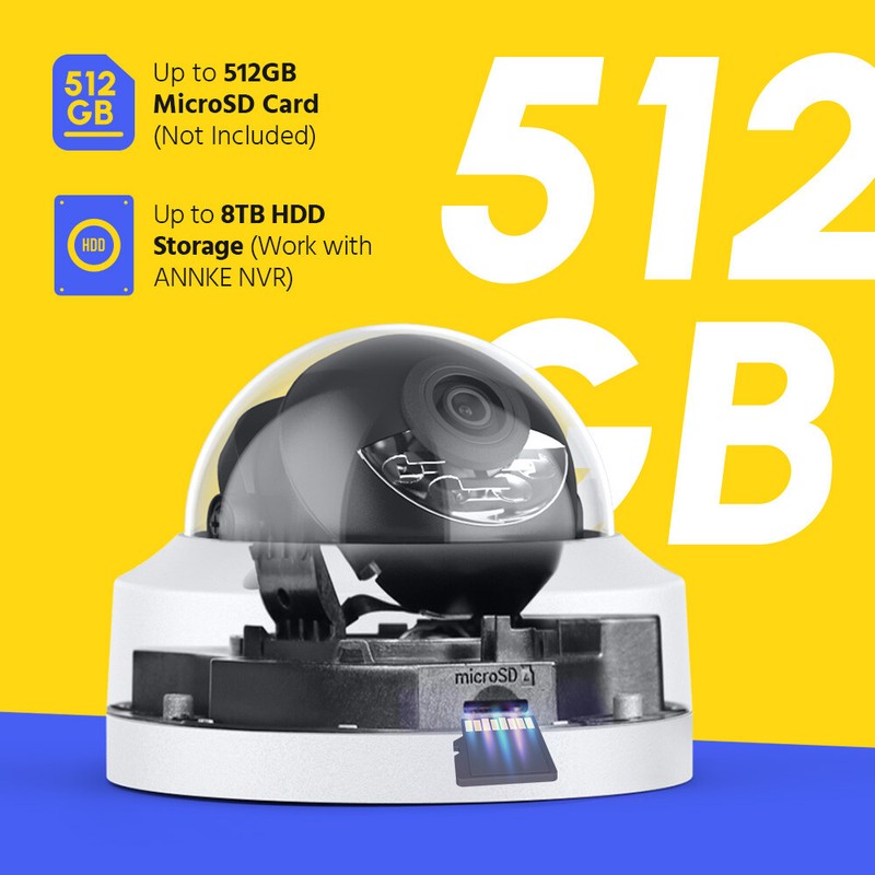 ANNKE 32CH 12MP NVR 4K POE Color Security Camera System Audio Recording Outdoor gallery