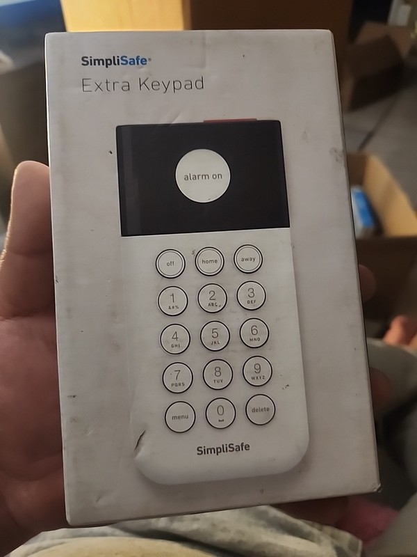 Simplisafe for security alarm system EXTRA KEYPAD MODEL KP3W