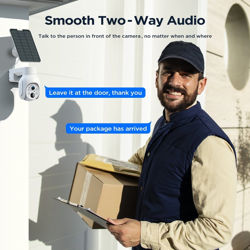 4MP Wireless Security Camera System 2K Solar Power Wifi CCTV HDMI 10CH NVR HDD gallery
