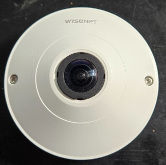 NOS WiseNet QNF-9010 12mp Indoor Fisheye IP Camera Hanwha Techwin Wave