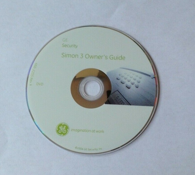 GE ITI SIMON 3 SECURITY ALARM OWNER GUIDE SOFTWARE CD/DISK gallery
