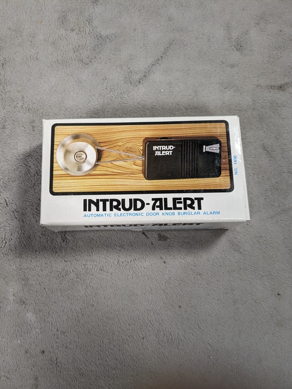 Intrud-Alert Automatic Electric Door Knob Burglar Alarm Model No. 1456