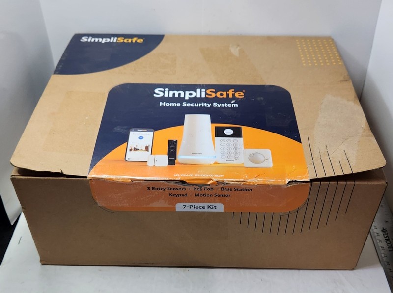 SIMPLISAFE HSK112 7-PIECE SMART HOME WIFI SECURITY SYSTEM WORKS WITH ALEXA