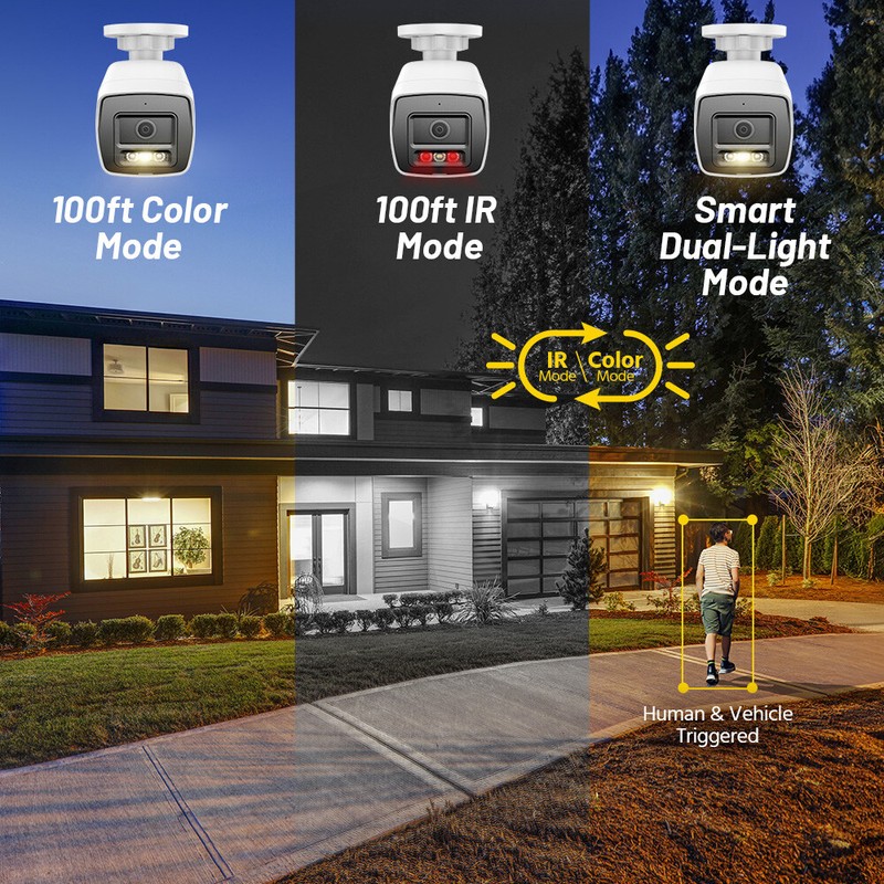ANNKE 4K POE Security IP Camera 8MP Outdoor AI Color Night Vision Two Way Audio gallery