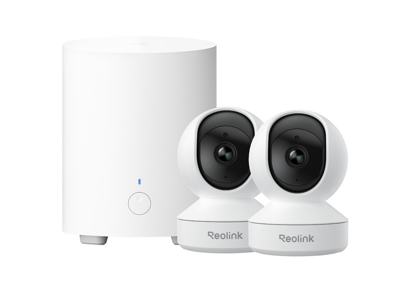 Reolink E1 4MP 360° Coverage PT WiFi Indoor Security Camera with Home Hub Mini