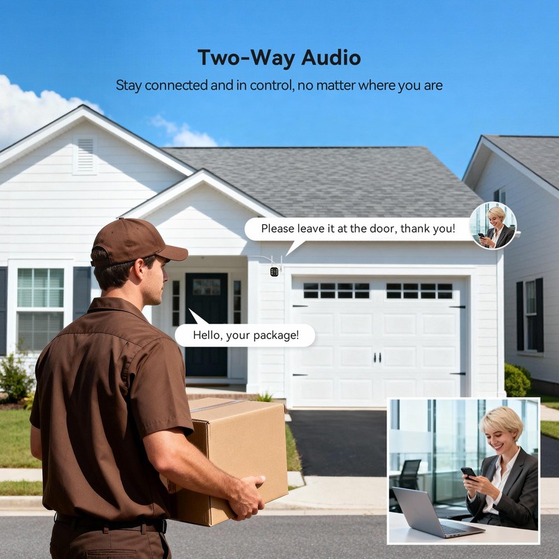 5MP IP Home Security System Wireless 10CH WiFi NVR Outdoor Motion Detection 1TB gallery