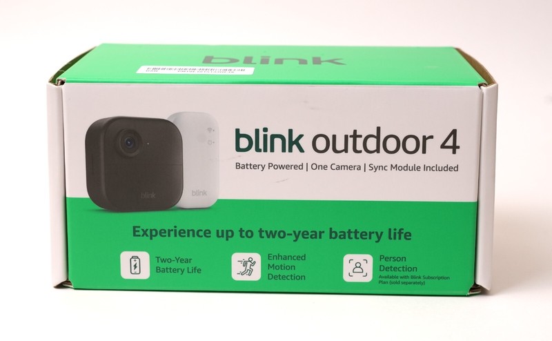 New Blink Outdoor 4 Wire-Free Smart Security 1 Camera System Kit 4th Gen