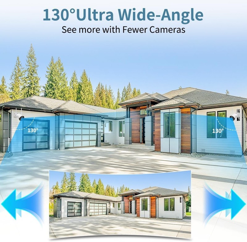 Comprehensive 4-Camera Wireless Security System with 500GB & Smart Detection gallery
