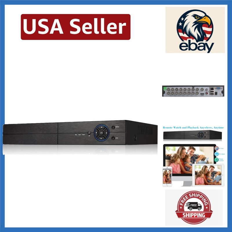 Advanced 16CH Hybrid DVR/NVR with Remote Access & Intelligent Detection Features