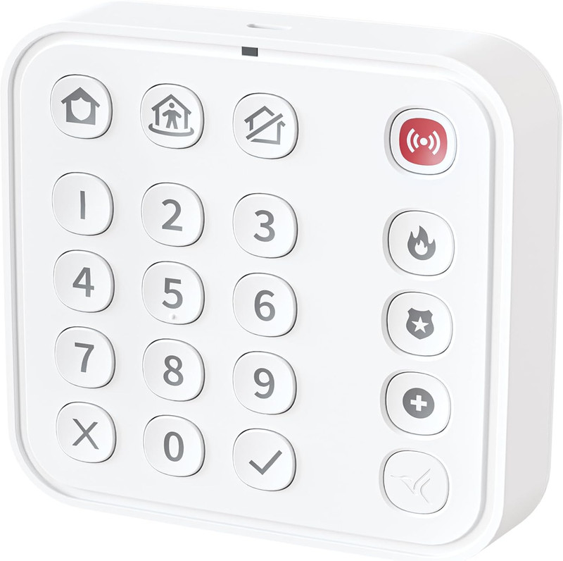 Wire-Free Keypad for Home Security System - Certified Accessory - Alarm Keypad, gallery