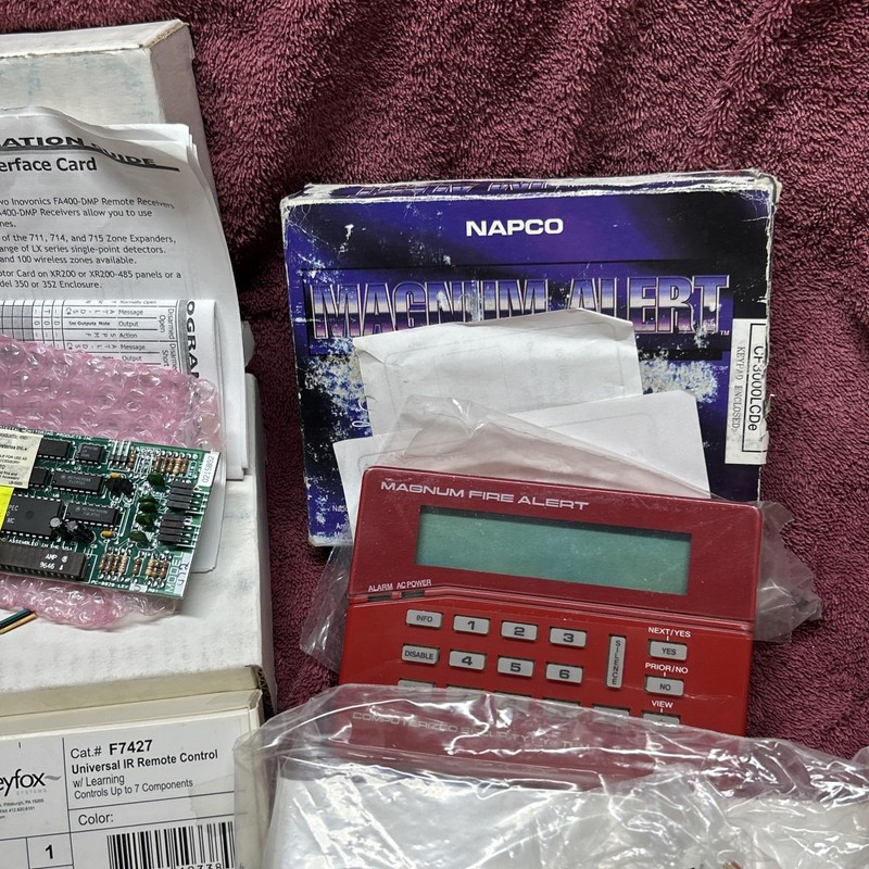 Lot Of Security Alarm Equipment. Napco, Greyfox,DMP, BGE, Magnum Alert gallery