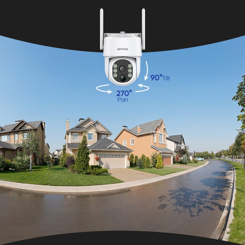ANNKE 4MP Wireless PT Security Camera System Solar Powered 2-Way Talk PIR Motion gallery