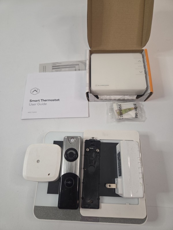 ADT HOME SECURITY SYSTEM Touch Screen Panel, Smart Thermostat, Doorbell Camera
