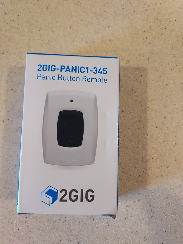 NEW 2GIG Wireless Panic Button Remote - White - 2GIG-PANIC1-345