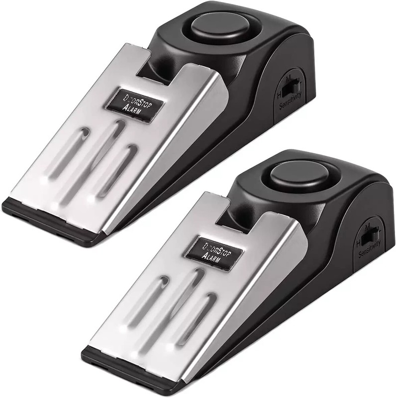 Door Stop Alarm, Door Stopper Security for Home Travel Apartment with 120DB
