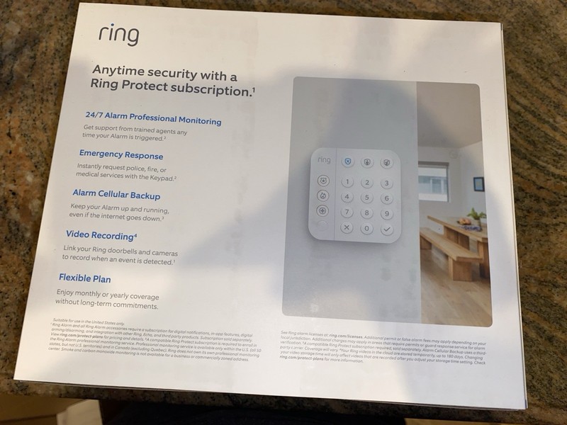 Ring Alarm Wireless Security System 13 piece kit (2nd Gen) *Brand New* gallery