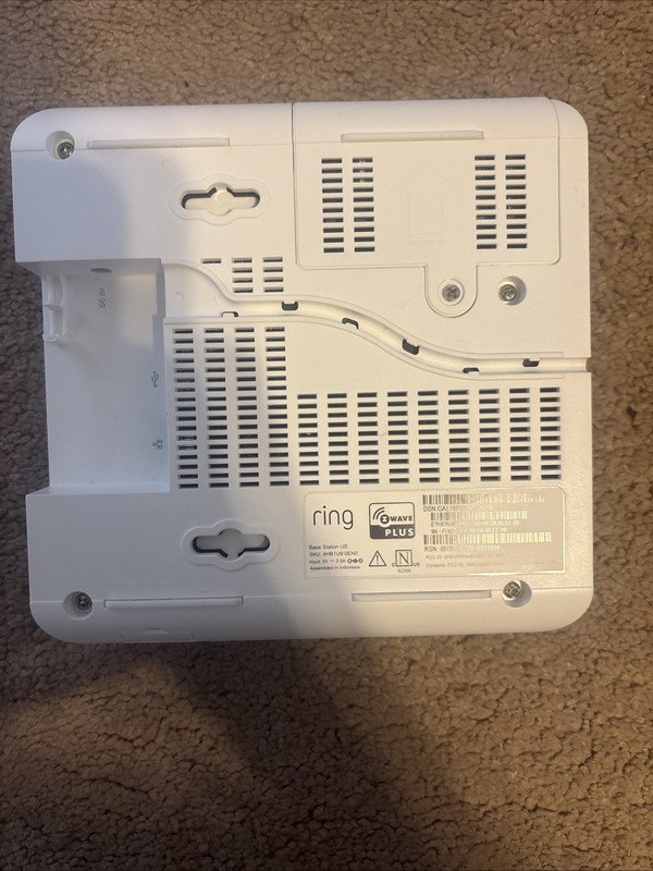 Ring Base Station US Home Security - White NO Power Cable 4HB1U90EN0 gallery