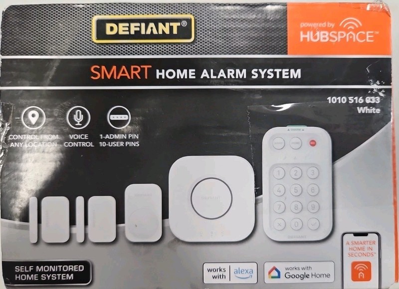 Defiant Smart Home Alarm System Powered by Hubspace - 1010 516 033 - Brand New