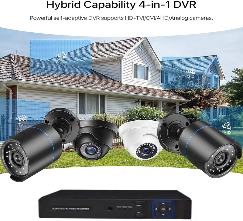 Advanced 3000TVL Security Camera System with AI Motion Detection & Night Vision gallery