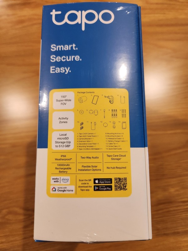 TP-LINK Tapo C425 Kit Solar-Powered Security Camera Kit 2K QHD - BRAND NEW gallery