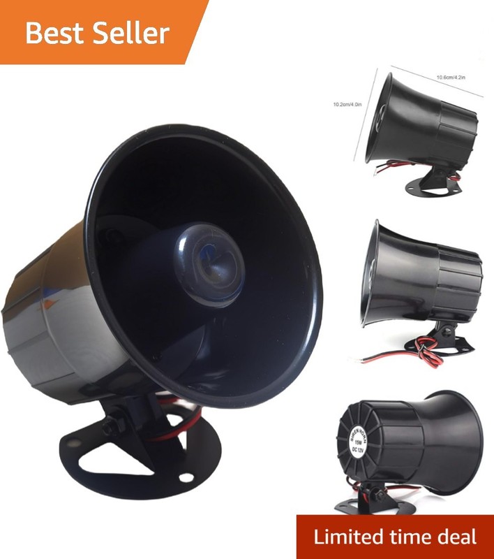 High-Decibel 120dB Wired Security Siren – Perfect for DIY Installations