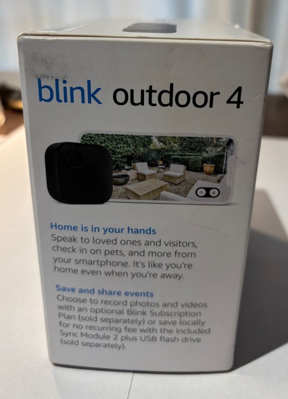 Blink Outdoor 4th Gen Battery-Powered Smart Security Camera System 3-Pack NEW gallery