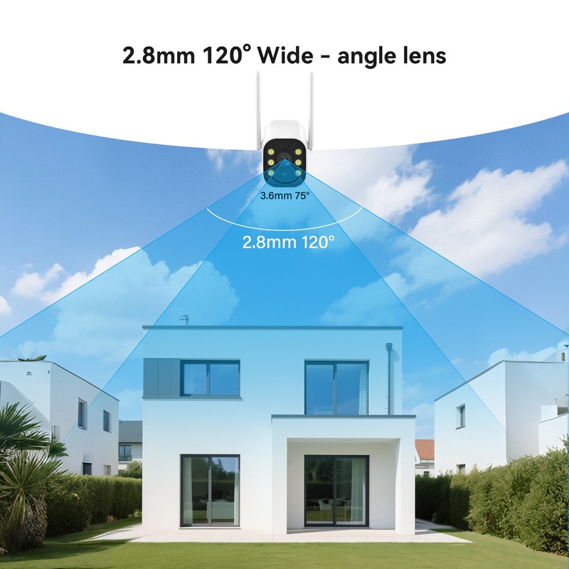 Jennov 5MP Security Camera System WiFi Camera Outdoor 10CH NVR Motion Detection gallery