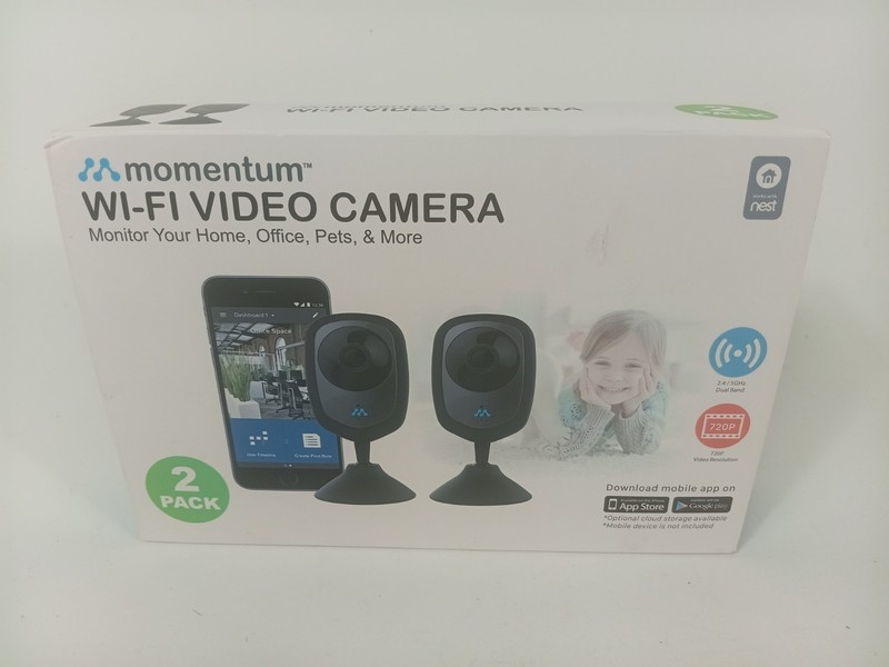2X Momentum HD Wireless Indoor Home Security Camera with2-Way Audio Night Vision