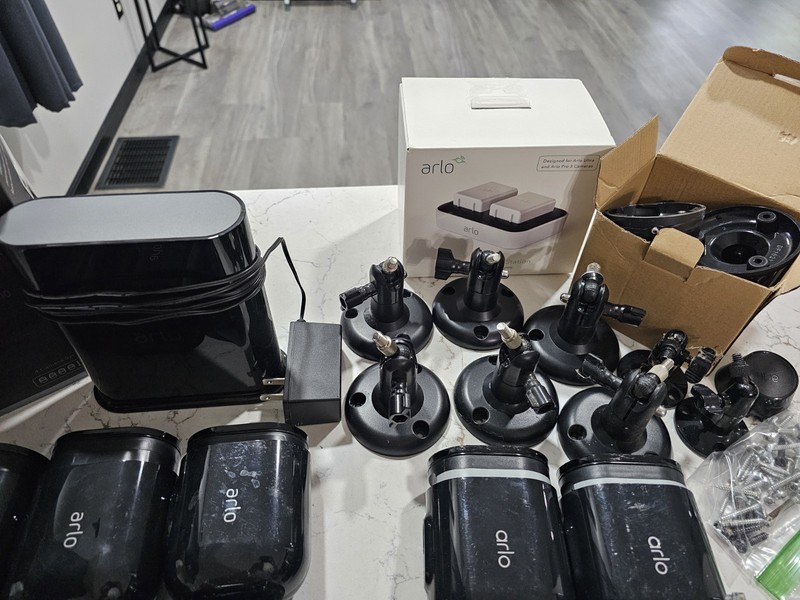 Arlo Pro 3, Arlo Pro 4 Complete Security System Set. 10 Cameras. Arlo Base Unit gallery
