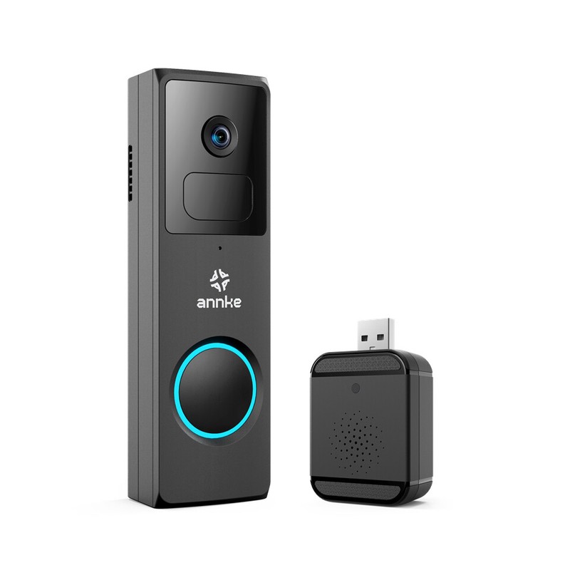 ANNKE 1080P HD Two-Way Audio Wireless Doorbell Camera Motion Detection Alexa