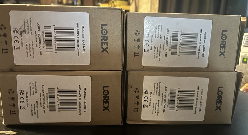Lorex DV9081 4K 8ch Wired BNC DVR System w/ 4 LAB243TB Night Vision Cameras gallery