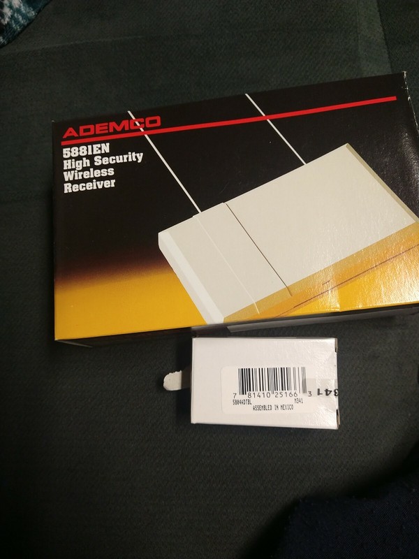 ADEMCO Honeywell 5881ENM High-Security Wireless Receiver and a WIRELESS KEY FOB