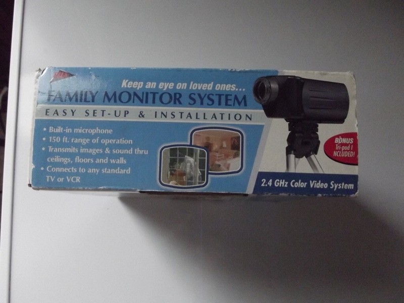 TDE Systems Family Monitoring System 2.4 GHZ Color Video System Untested gallery