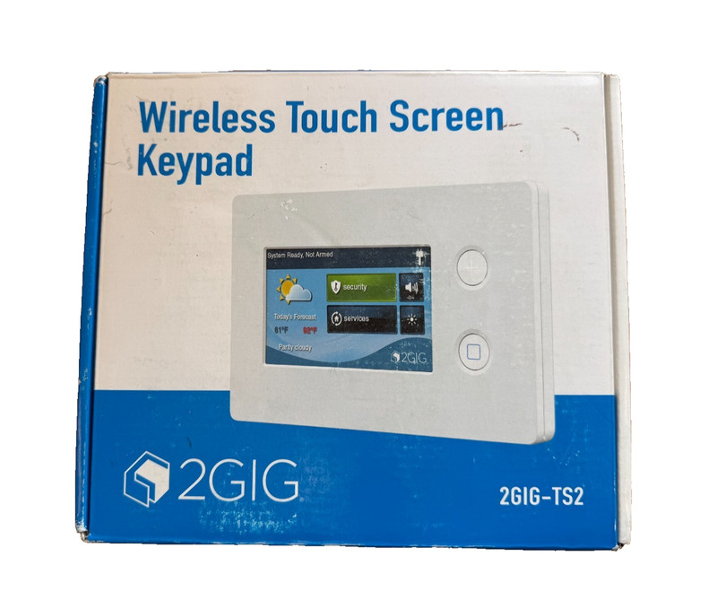 2GIG 2GIG-TS2-E WIRELESS TOUCHSCREEN KEYPAD FOR GC2E - White