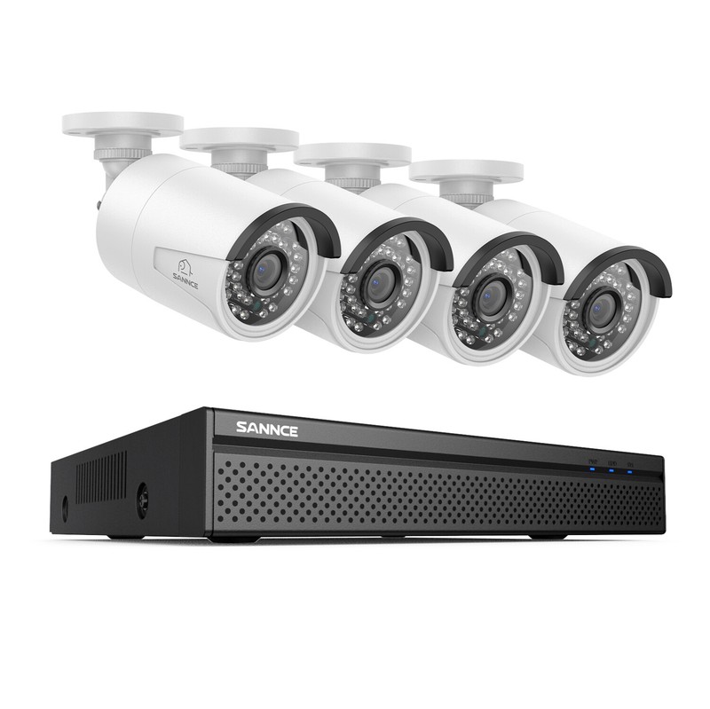 SANNCE 4K 8CH 16 NVR 5MP Home POE AI Security IP Camera System Two Way Audio