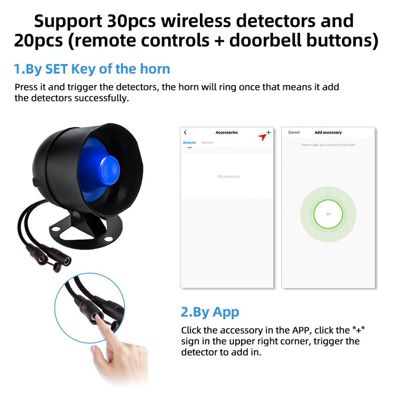 WiFi Wireless Home Security Alarm Kit PIR Door Sensor Remote Burglar System gallery