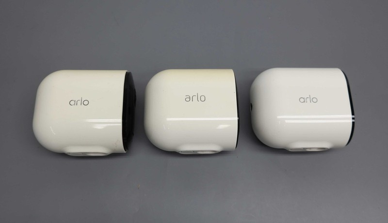 Arlo Pro 4 VMC4350P Spotlight Camera 3-Pack - White gallery