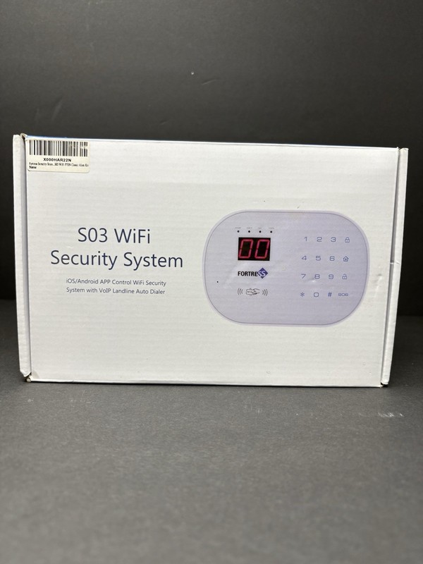 Fortress S03 WiFi Home Security Alarm System Kit Sensors RFID AS-IS gallery
