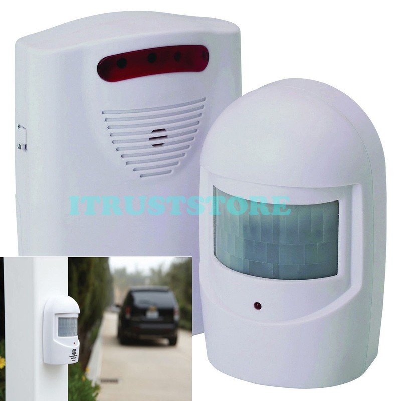 WIRELESS Motion Activated Business Entrance Door Bell Chime Alarm Alert