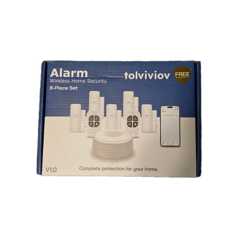 tolviviov – Wireless Home Security Alarm 15-Piece Kit V1.0 NEW