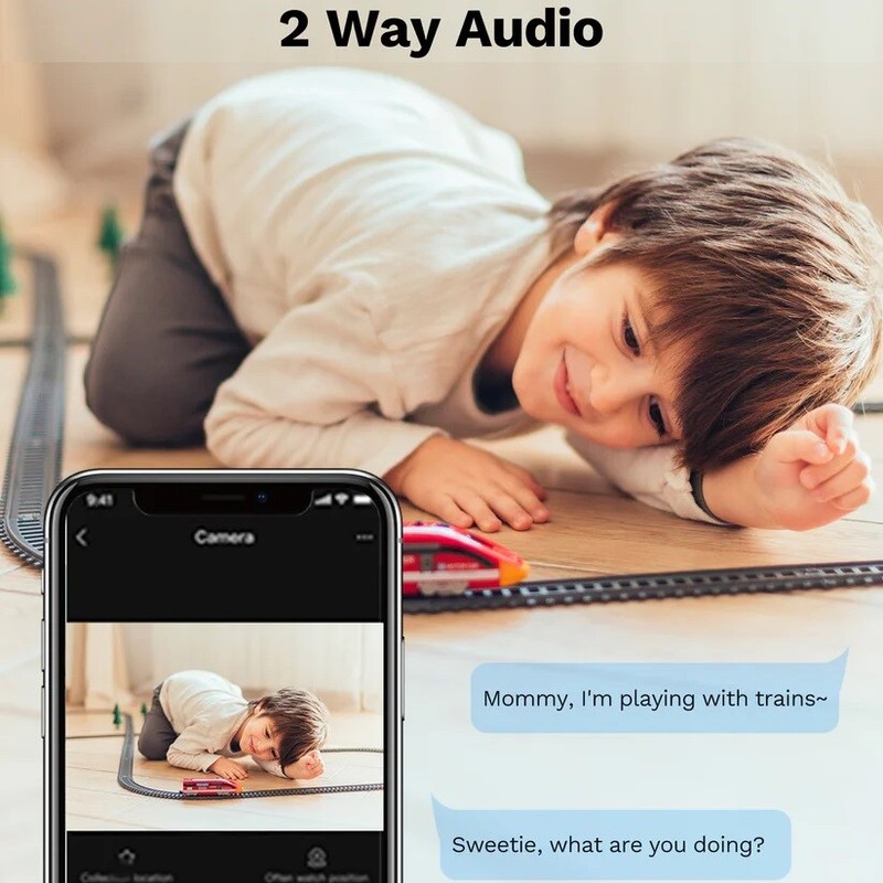 Lifoarey 2K Indoor Home Security Camera, Baby Monitor 2 Way Audio Night Vision gallery