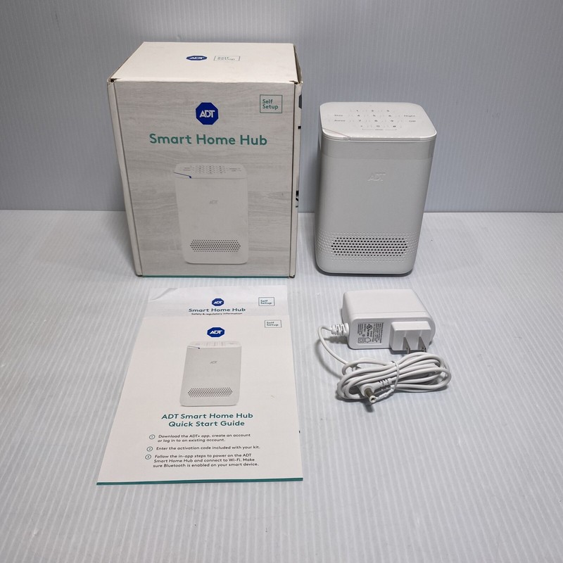 (NEW) ADT Self Setup Smart Home Hub W/ Power Supply S40LR1-01 Open Box