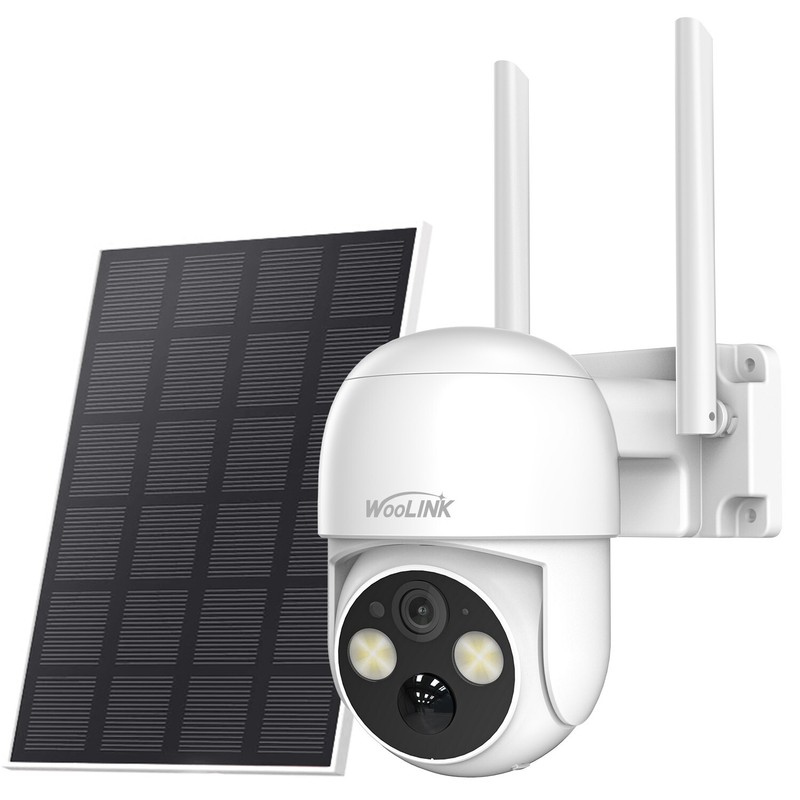 4PCS 4MP Solar Security Cameras Wireless Outdoor 2.5K Pan/Tilt Battery Powered gallery