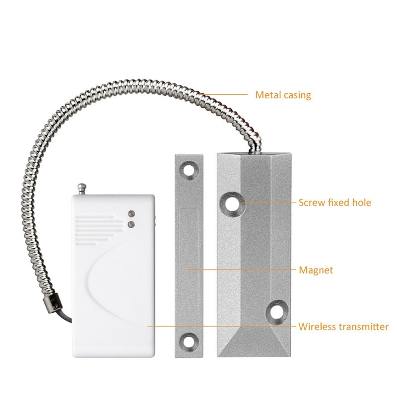 433Mhz Wireless Shutter Door Sensor Garage Roller Switch For Home Alarm System B gallery