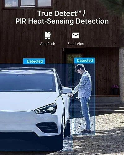 Add-On DVR Flashing Light Bullet Camera with Sensor Spotlight, 4K UHD Video, gallery