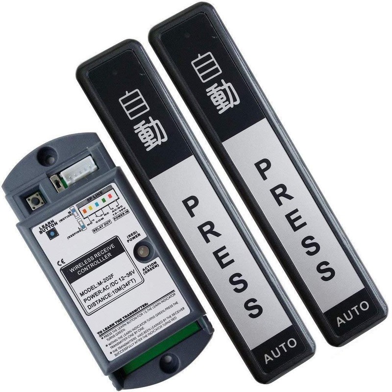 Auto-door Control System Wireless Hand Pressure Switch & Receive Controller